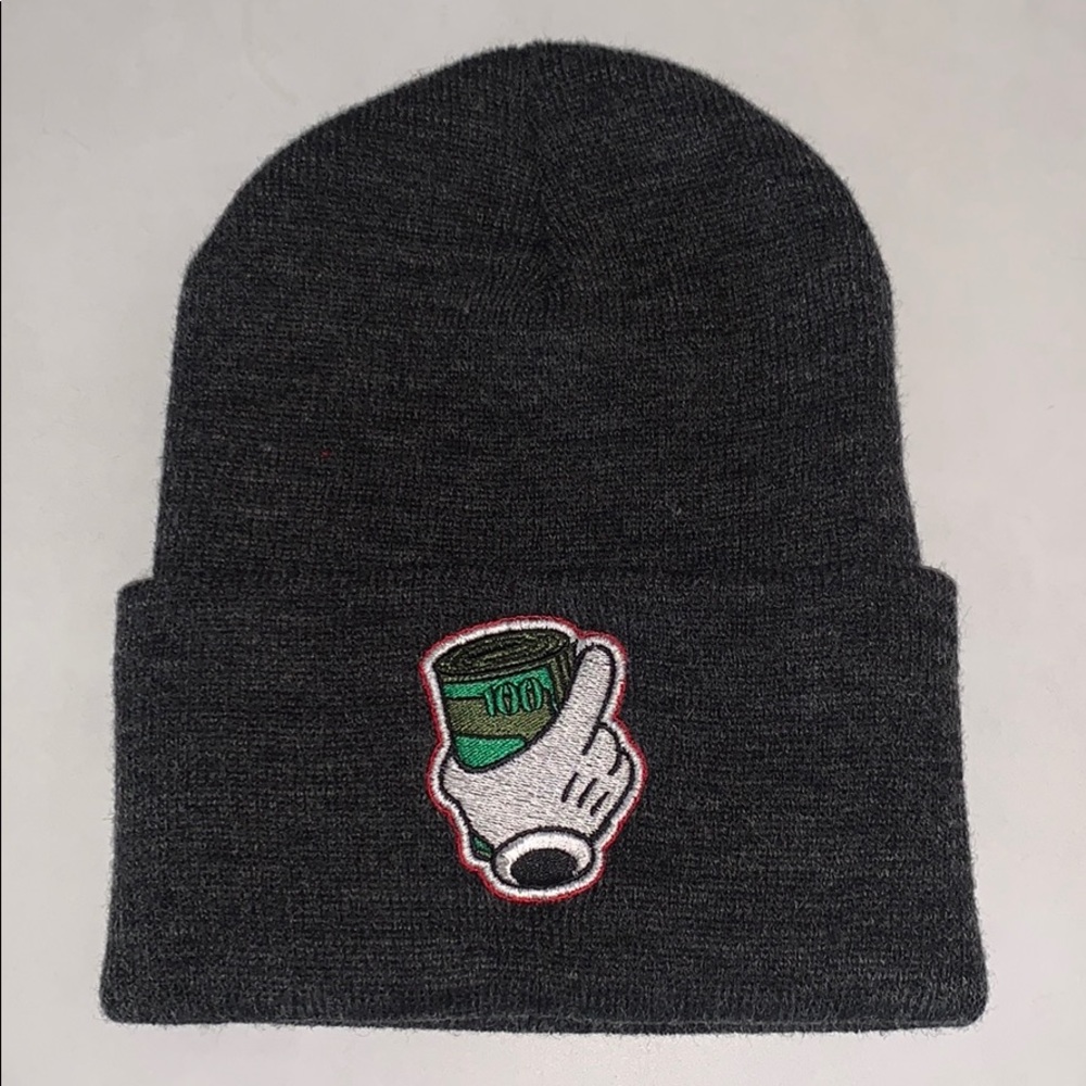 Roll of money beanie